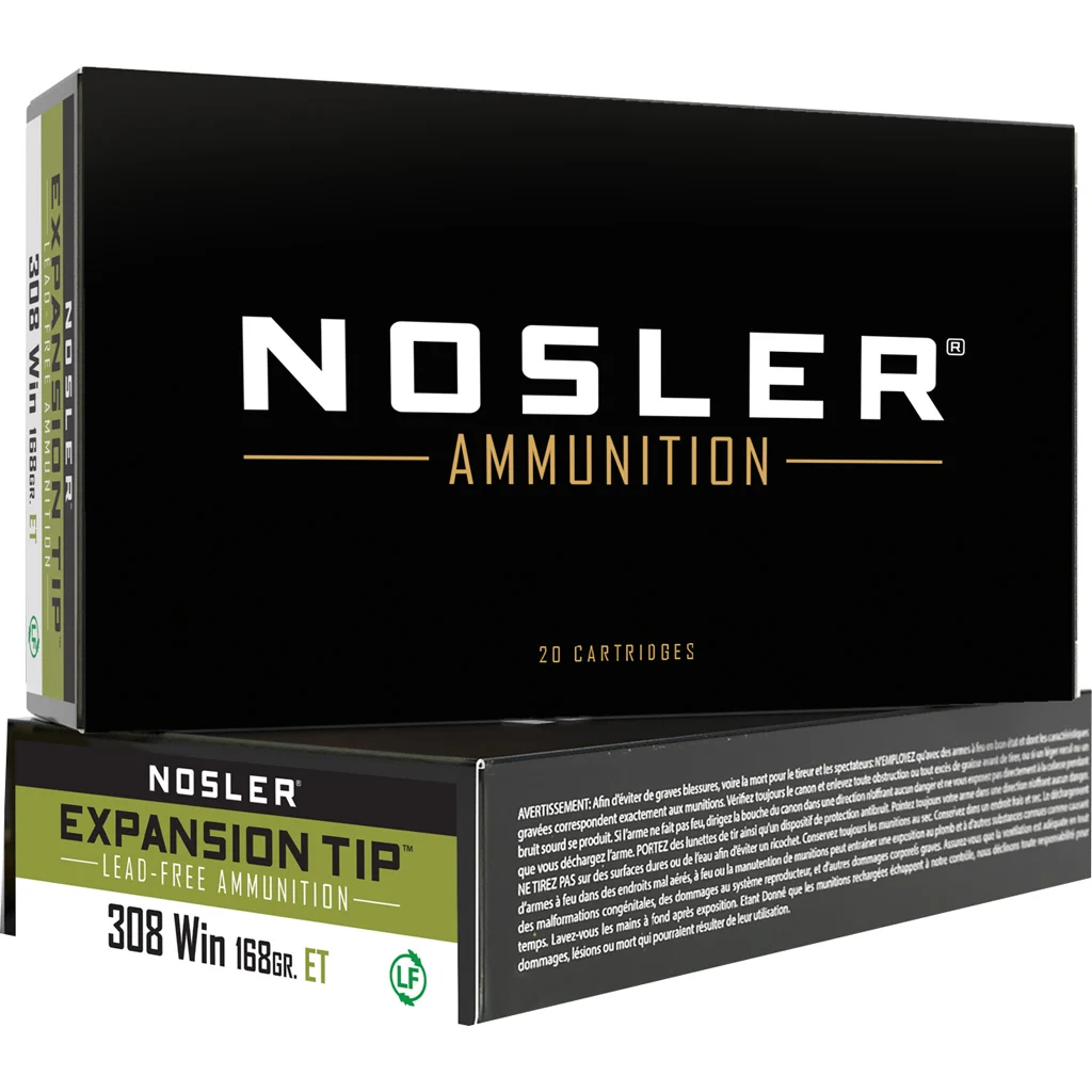 Nosler .308 Winchester 168gr SP Brass – 20rd