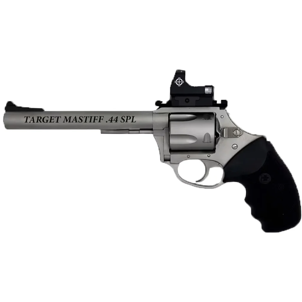Charter Arms Target Mastiff Revolver 44 Spl. 6 in Stainless 5 shot w/ Optic