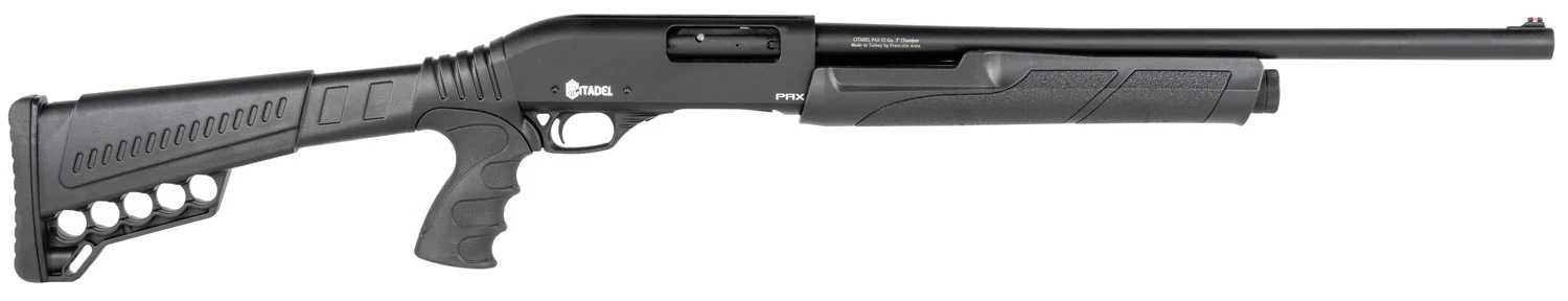 Citadel FRPAX1220 CDP Force Tactical Pump 12 Gauge 3+1 3" 20" Barrel, Matte Black Metal Finish, Synthetic Pistol Grip Stock w/Ventilated Recoil Pad - Citadel