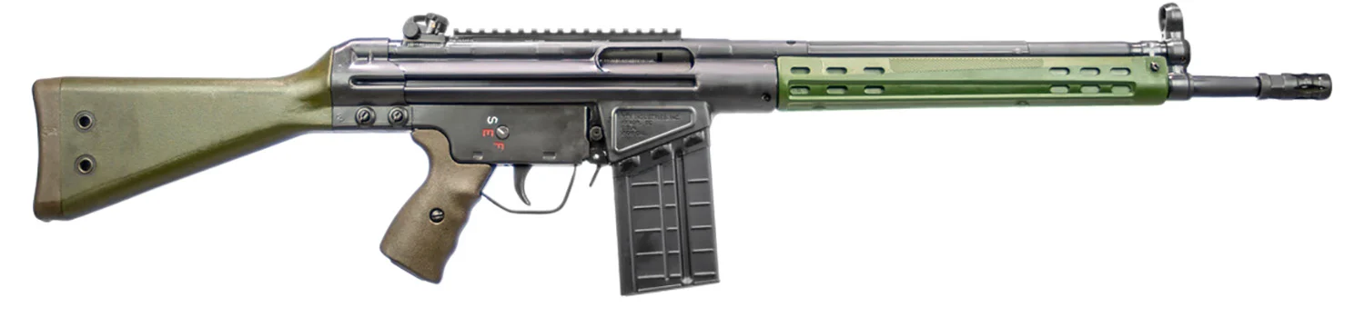PTR 113 GIRK *Reconditioned 308 Win,7.62x51mm NATO 16" 20+1, Black Parkerized Reciever with Scope Mount, Green Synthetic Furniture (Stock May Be Blemished)