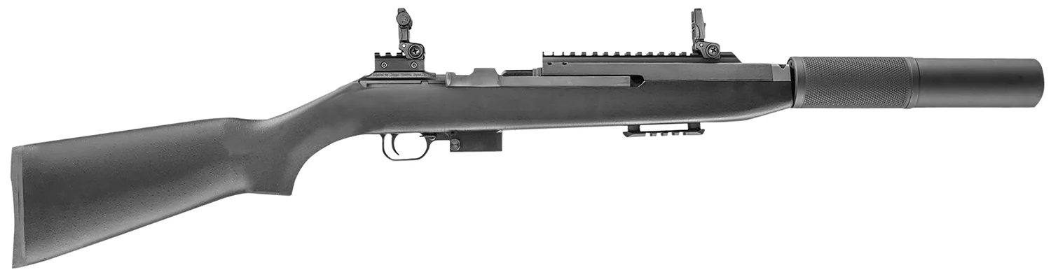 Chiappa Firearms 500259 M1-9 MBR 9mm Luger 10+1 19" Steel Barrel & Bolt, Pinned & Welded, Faux Suppressor, Alloy Receiver, Black Synthetic Stock Includes 2 Magazines
