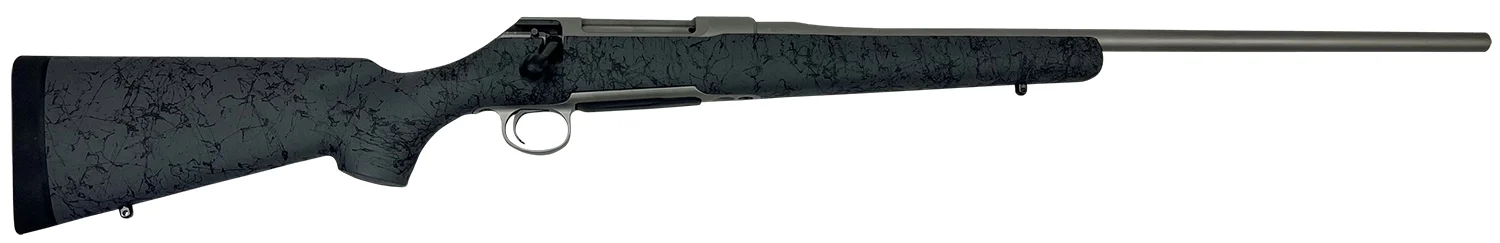 Sauer S1HSGFT65C 100 6.5 Creedmoor Caliber with 5+1 Capacity, 22" Barrel, Gray Cerakote Metal Finish & Gray Black Webbed Fixed HS Precision Stock Right Hand (Full Size)