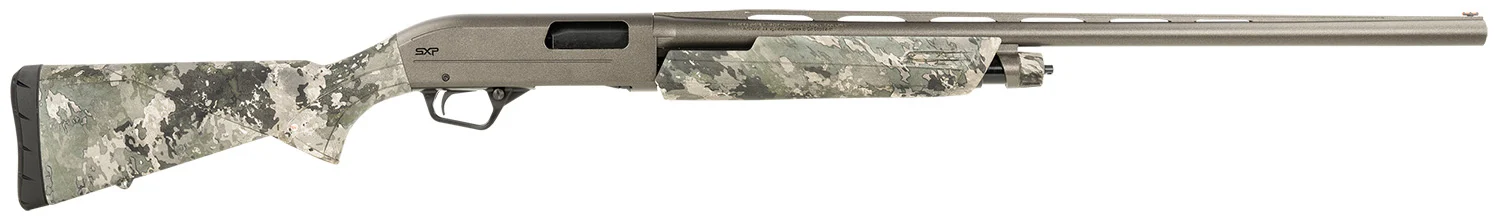 Winchester Repeating Arms 512447292 SXP Hybrid Hunter 12 Gauge 3.5" Chamber 4+1 (2.75") 28", Gray Barrel/Rec, TrueTimber VSX Furniture, TruGlo Fiber Optic Sight, Includes 3 Invector-Plus Chokes