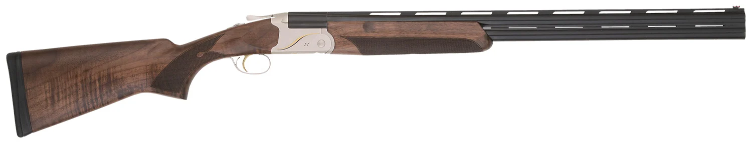 TriStar 33144 Trinity II LT Full Size 20 Gauge Break Open 3" 2rd 28" Black Over/Under Vent Rib Barrel, Engraved Silver Aluminum Receiver, Fixed Turkish Walnut Stock, Right Hand