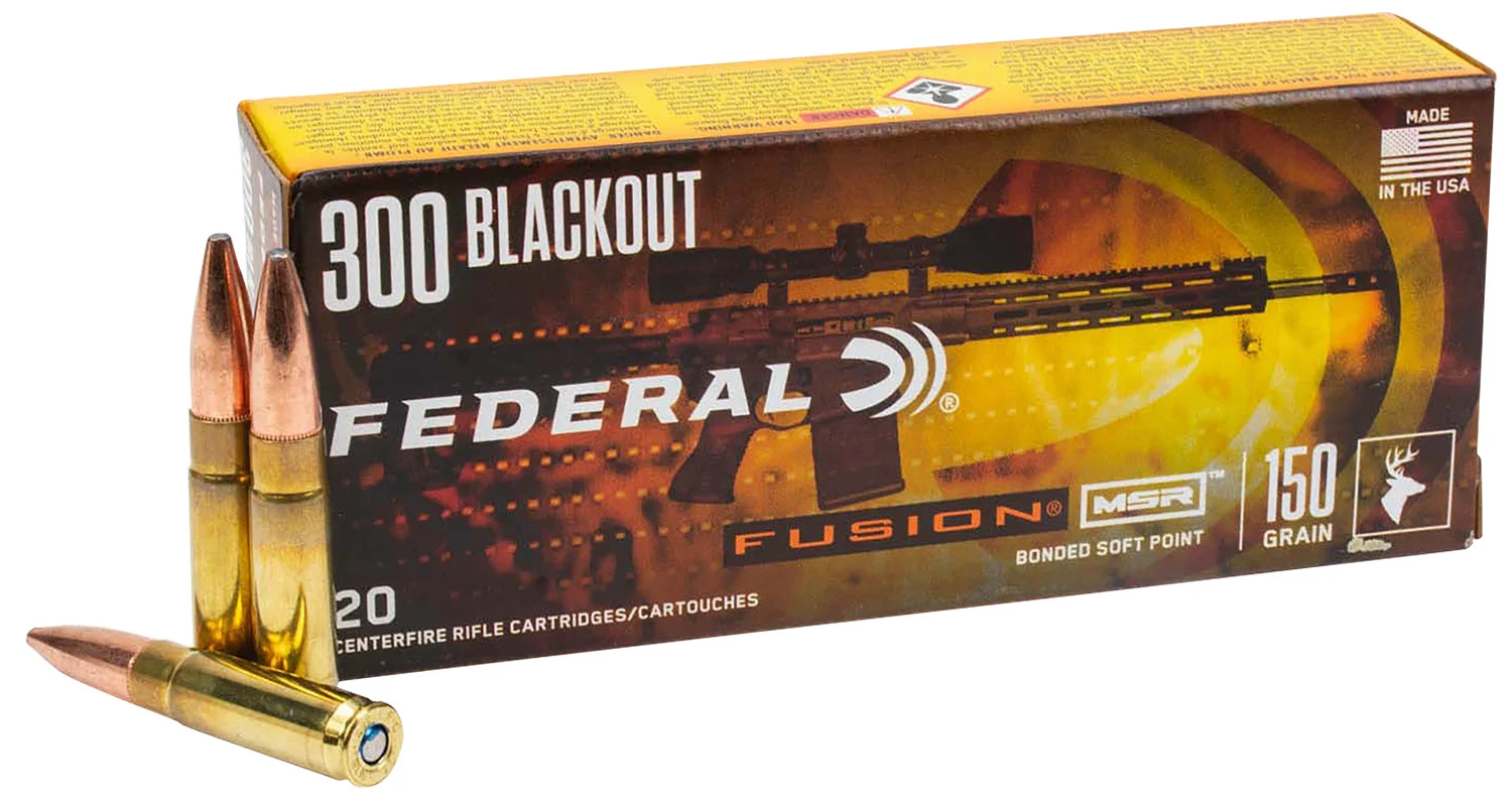 Federal Ammunition .300 Blackout 190gr BONDED – 20rd