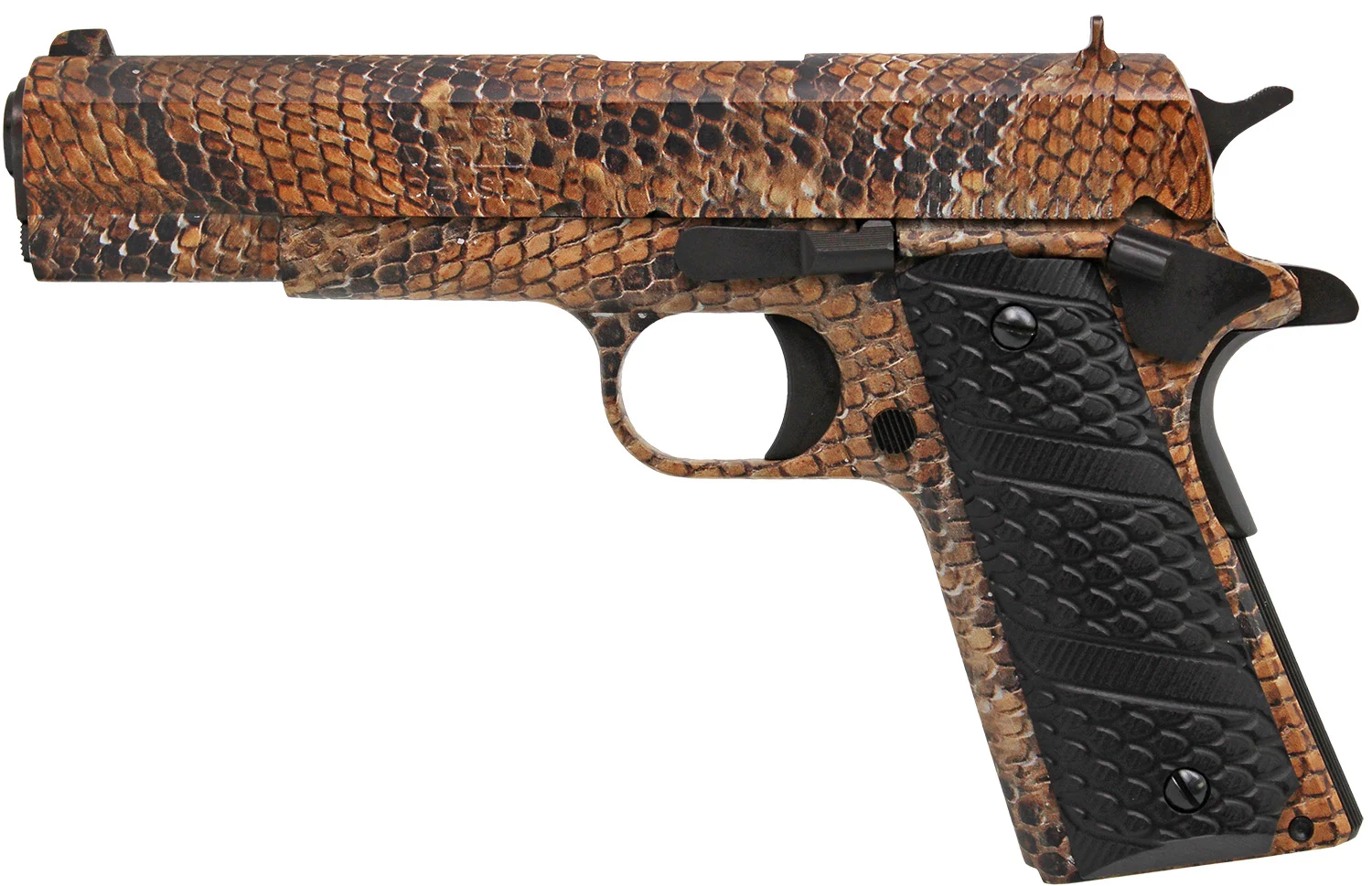 Iver Johnson Arms 1911A1 1911 A1 Rattlesnake Government Size 45 ACP 8+1 5" - Oaks Wholesale Dist/Iver