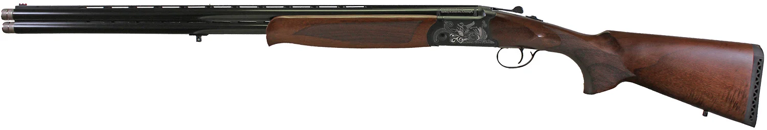 Iver Johnson Arms IJ600410LW28B IJ600 Lightweight 410 Gauge Break Open 3" 2rd 28" Black Over/Under Vent Rib Barrel, Engraved Aluminum Receiver, Fixed Walnut Wood Stock, Includes 5 Chokes - Oaks Wholesale Dist/Iver