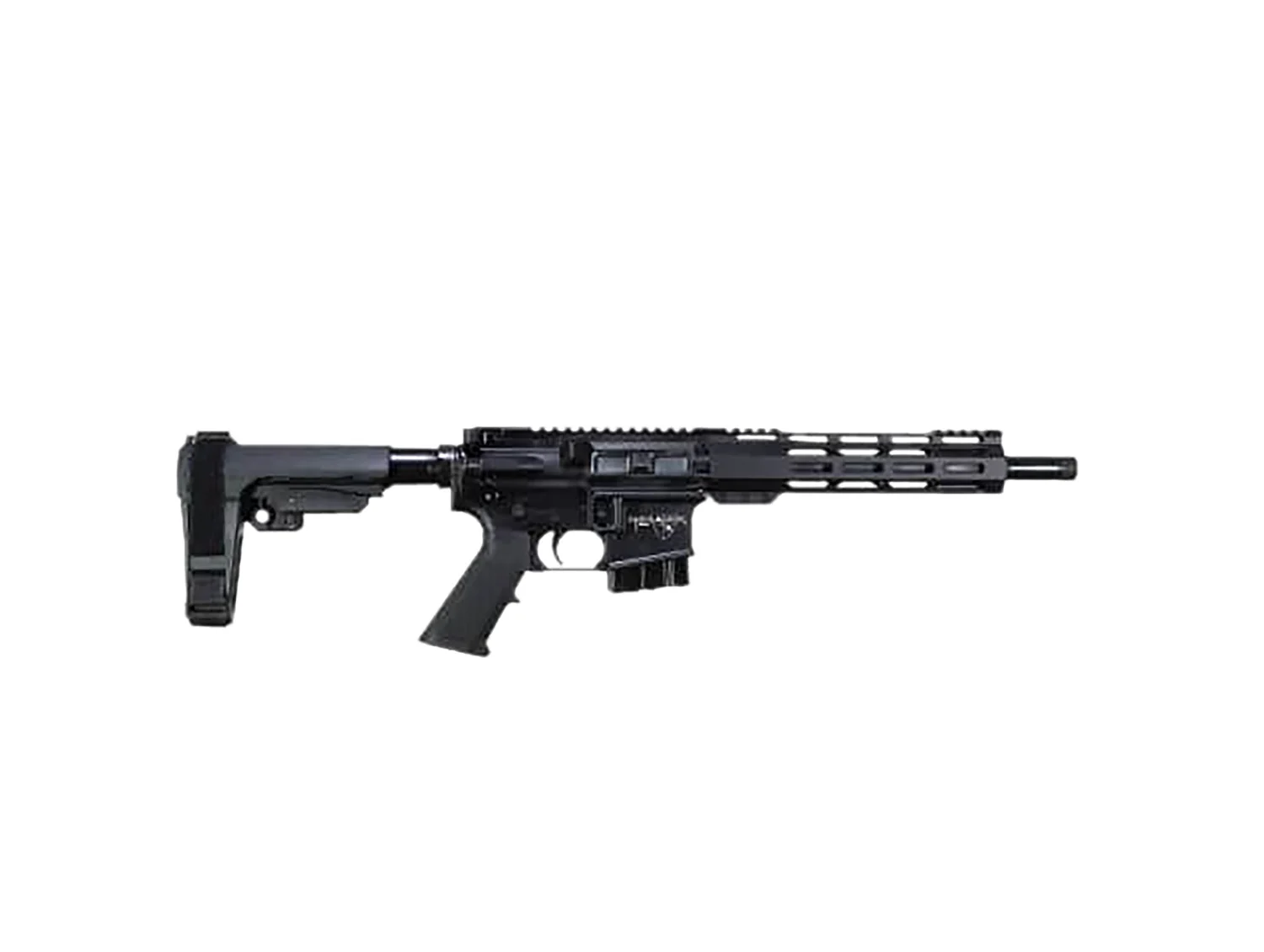 Alexander Arms PHI65ST Highlander  6.5 Grendel 10+1 11" Black Fluted Threaded Barrel, Black Anodized Picatinny Rail Receiver, Polymer SBA Tactical Brace, Black A2 Grip - Alexander Arms