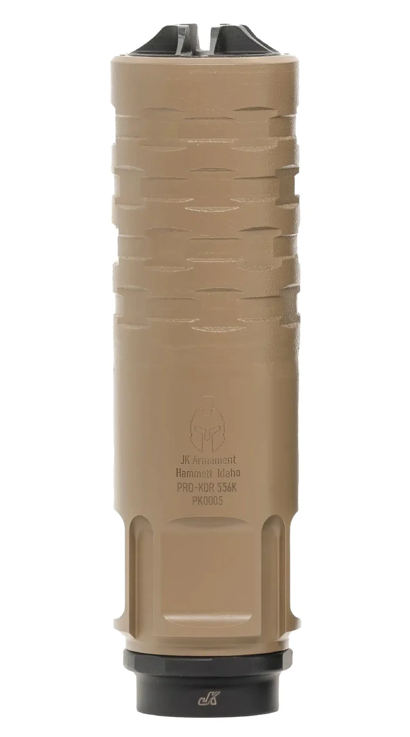 Jk Armament JK172PROKOR556KFDE PRO-KOR  5.56mm FDE Stainless Steel 1/2"x28 - JK Armament
