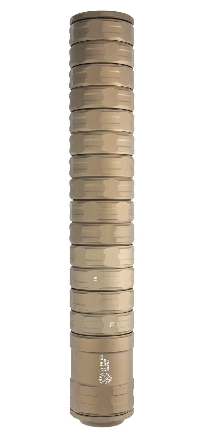 Jk Armament JK195SGX20FDE SGX 195 20Gauge 1.95" Flat Dark Earth Aluminum - JK Armament