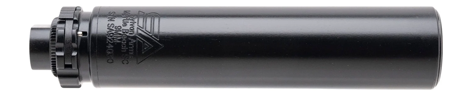Sylvan Arms SA9TIRD SA9 9mm Matte Black Titanium 1/2"x28 - Sylvan Arms