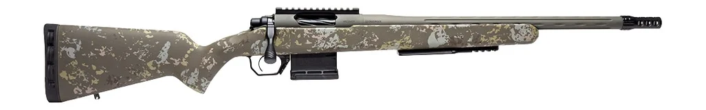 Horizon Firearms HRF-VA2-22CM-18R Vandal 2 22 Creedmoor 18" Mil-Spec OD Green Skip Dash Fluted/Threaded Barrel, Mil-Spec OD Green Receiver w/Picatinny Rail, Arca Rail Forend, Timberline Iota BKS Stock - Horizon Firearms
