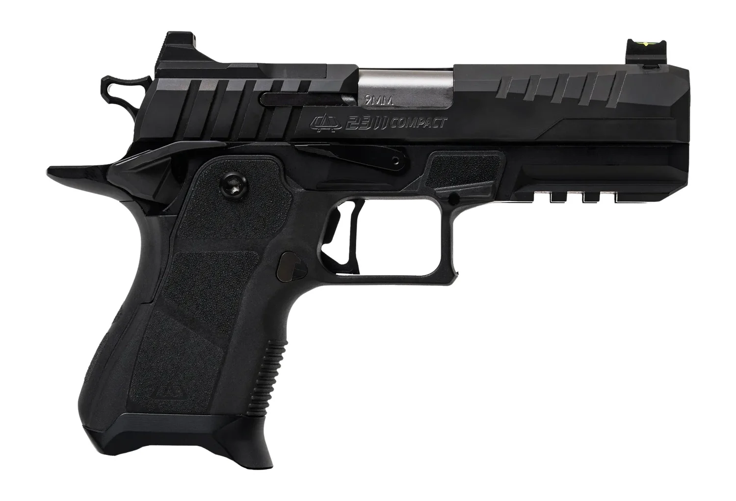 Oa Defense  2311 w/Plus Kit Compact 9mm Luger 17+1 4.25" Stainless Barrel, Black Steel Optic Ready/Serrated Slide, Black Aluminum Frame w/Picatinny Rail, Black Polymer Grip, Ambidextrous - OA Defense
