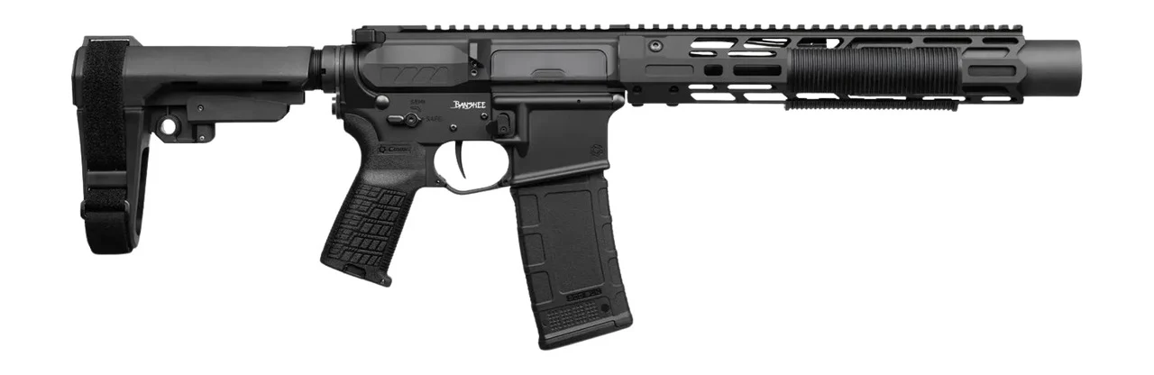 CMMG 30A0ED0-AB Zeroed Banshee Mk4 300 Blackout 30+1 6.50" Black Nitride Threaded Barrel, Black Armor Cerakote Aluminum Receiver w/Picatinny Rail, M-LOK Handguard, Black Polymer CMMG RipBrace, CMMG Ze - KIT CMMG