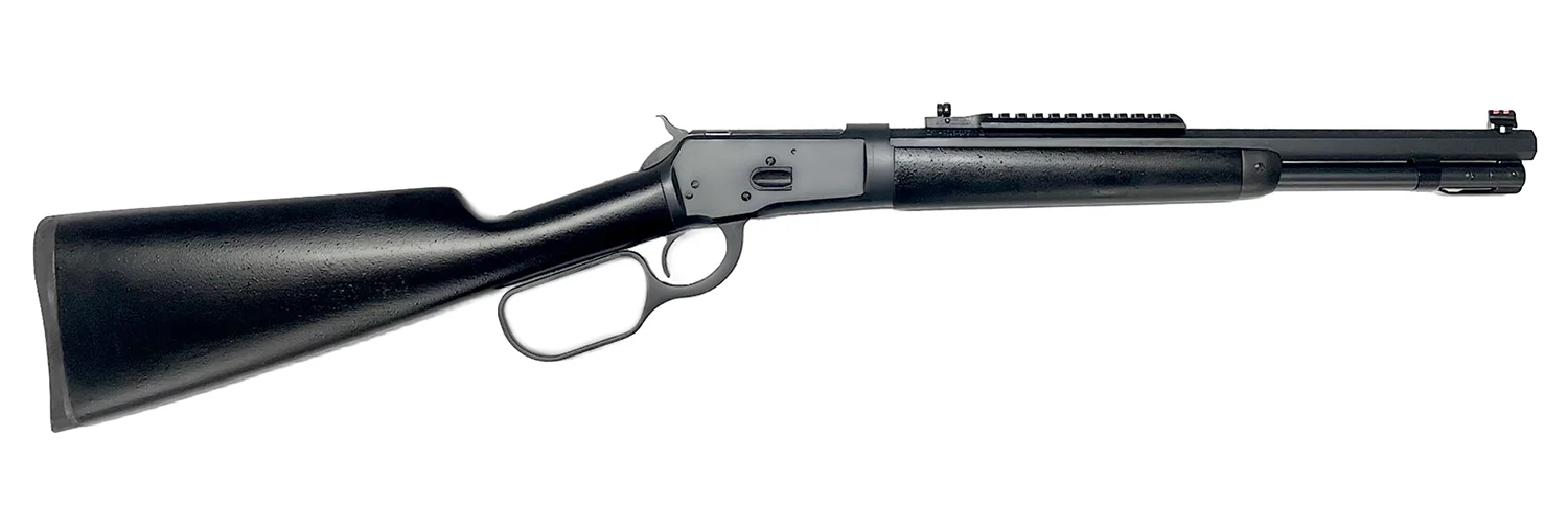 Taylors & Company 220094 1892 Alaskan Take-Down 357 Mag Caliber with 7+1 Capacity, 16" Barrel, Blued Metal Finish & SoftTouch Black Synthetic Stock Right Hand (Full Size)