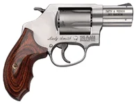 S&W 60LS 357 2.125" FS 5-SHOT - SS ROUND BUTT WOOD COMBAT