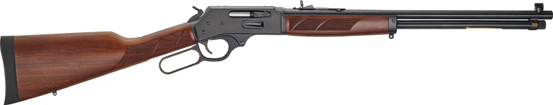 HENRY STEEL SIDE GATE 30-30 - 20" BLUED WALNUT