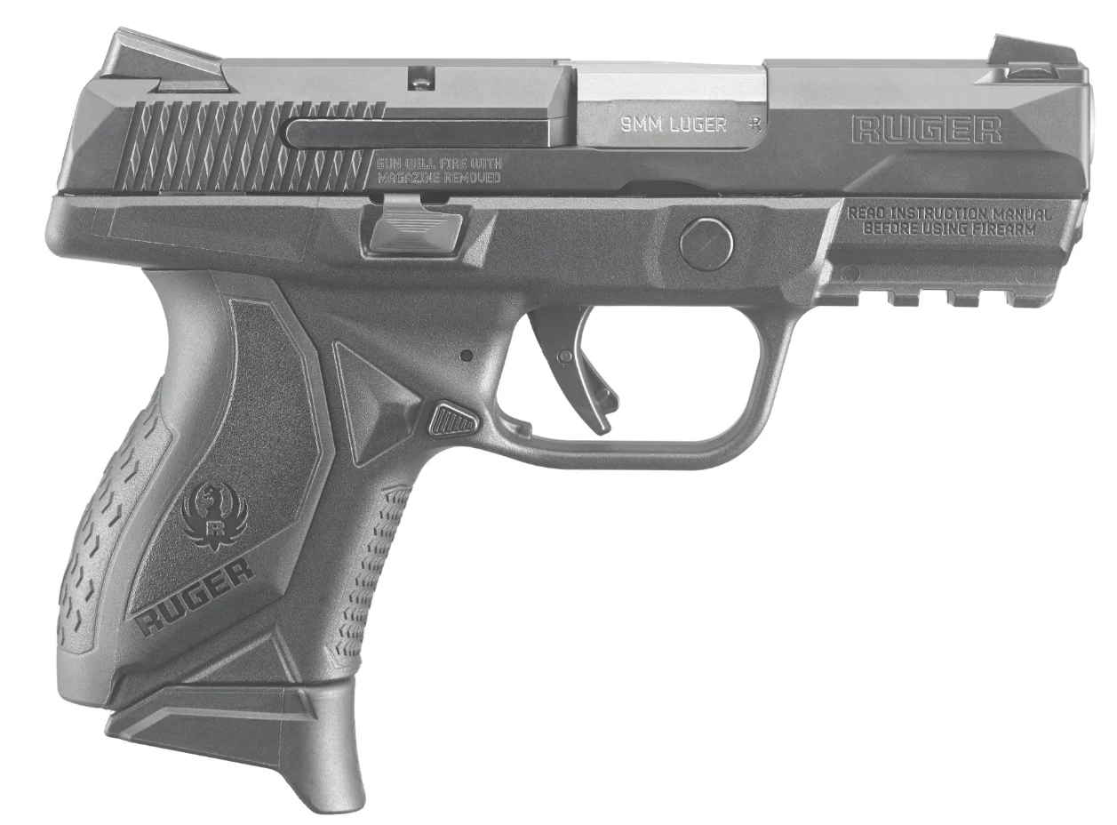 RUGER AMER CMPCT 9MM BLK 3.55" 17+1#