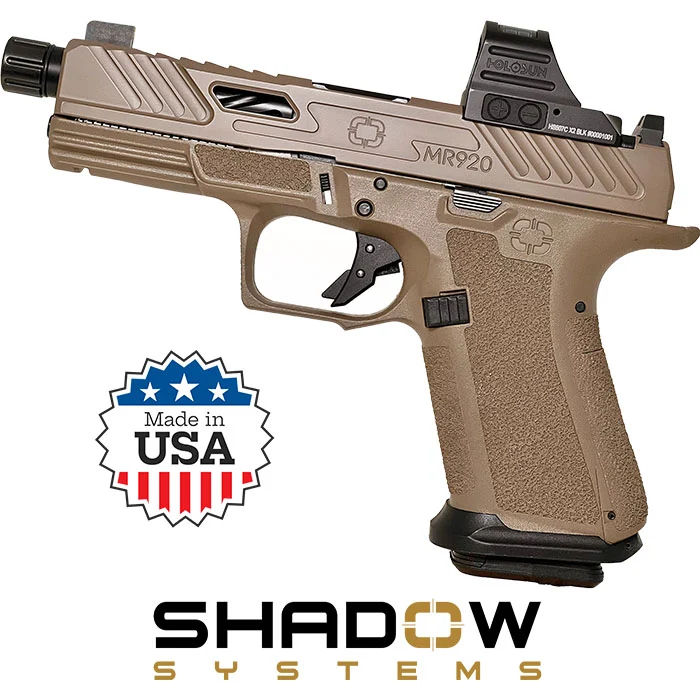 MR920 Elite Slide 9MM 4.5 inch 15 Round Flat Dark Earth w/Night Sights Threaded