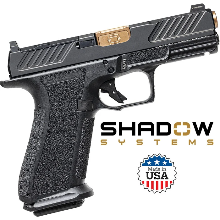 XR920 Combat Slide 9MM 4 inch barrel 17 Round Black Night Sights with Bronze Bar