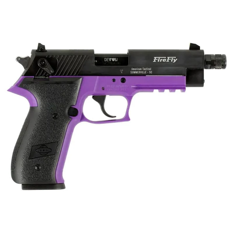 ATI GSG Firefly .22 LR 4.9in Threaded Purple Frame - American Tactical