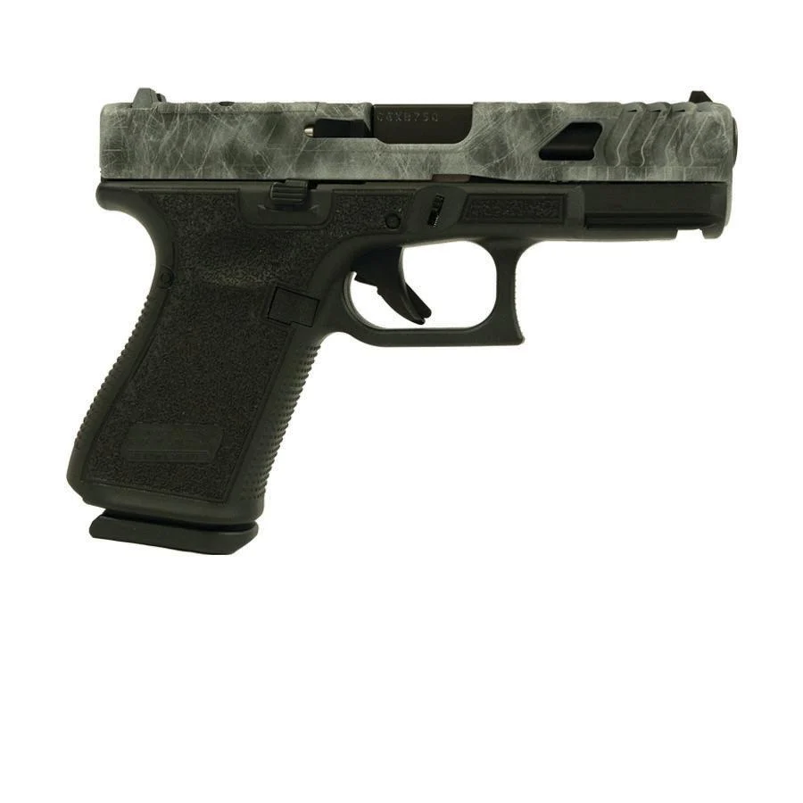 Glock V-Series Model 19 Marble Cerakote Handgun 9mm Luger 15rd Magazines (3) 4.02" Barrel LSR Stipple Austria - Glock