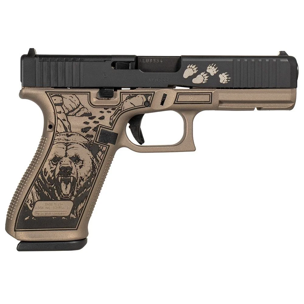 Glock V-Series Model 20 "Bear" Handgun 10mm Auto 15rd Magazines (3) 4.61" Ported Barrel Austria - Glock