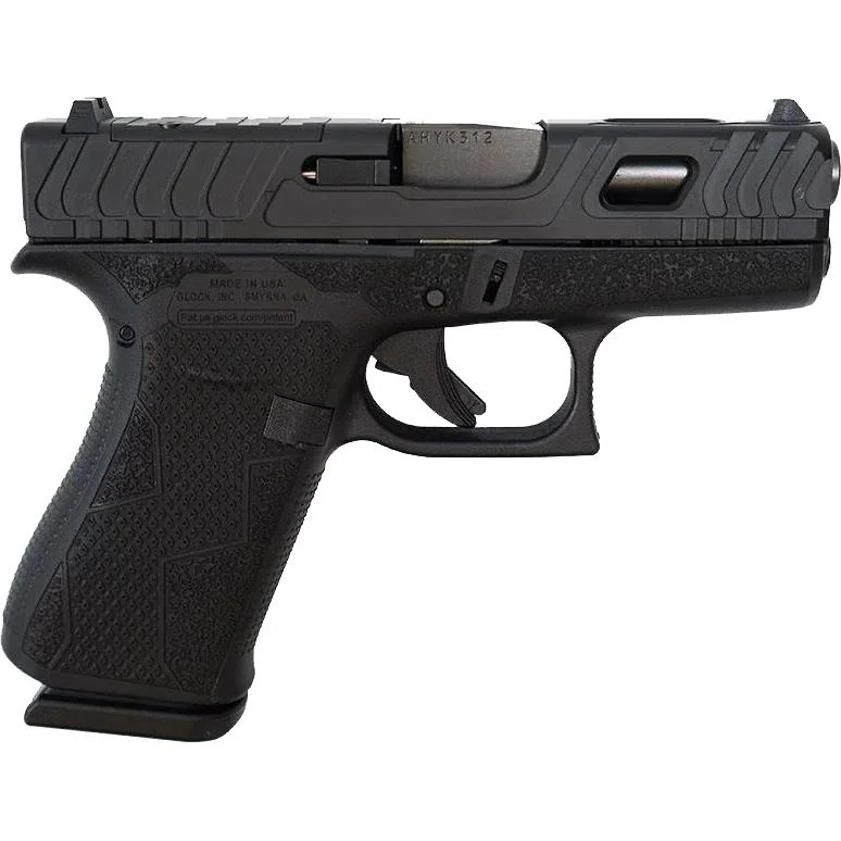 Glock 43X "Kavorka" Black Handgun 9mm Luger 10rd Magazines(2) 3.4" Barrel Accessory Rail USA Made - Glock