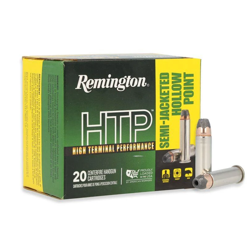 Remington Ammunition 22303 HTP 38Special+P 125gr Semi Jacketed Hollow Point 20 Per Box/25 Case