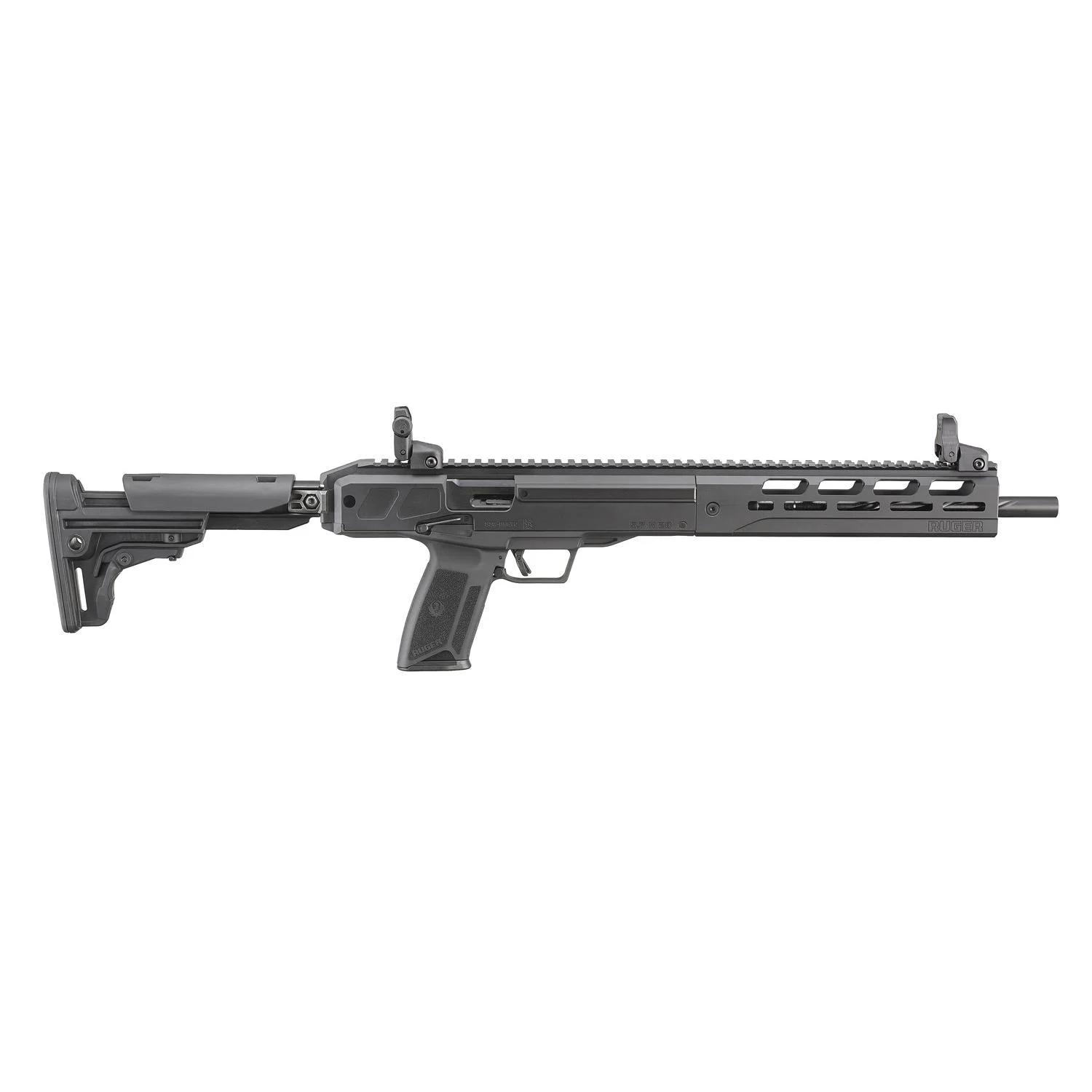 RUGER LC CARBINE CAP COMPLIANT 5.7X28 16.25" 10RD 1/2X28, ADJ STOCK