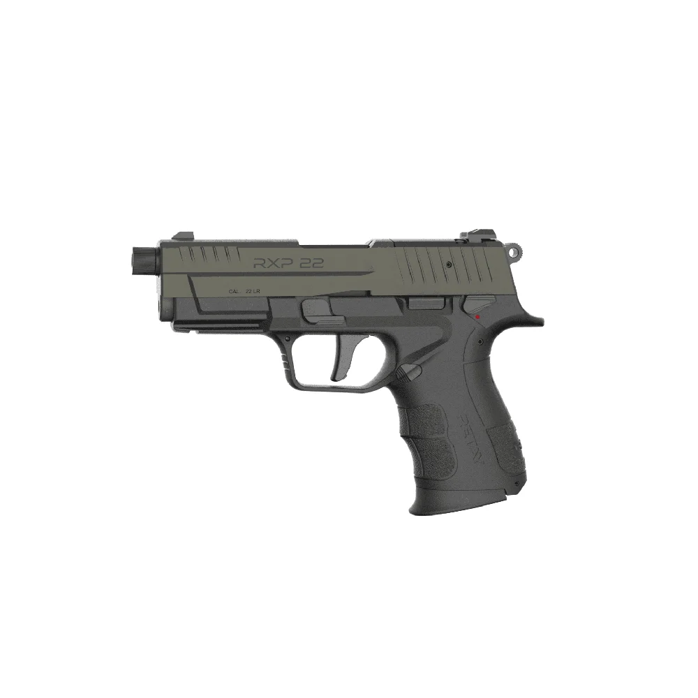 Retay RXP22 Handgun .22 LR 13rd Magazines(2) 4" Threaded Barrel OD Green Slide/Black Frame