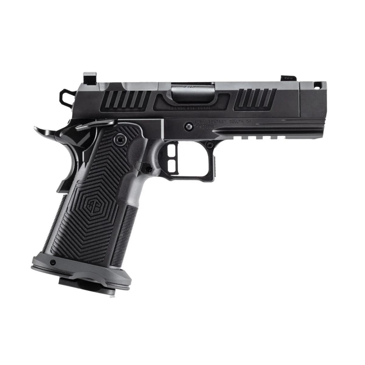 AF1911-ROMULUS 9MM 17 & 20 Rd Magazine (1 Each) 3.5IN Bull Ramped Ported Barrel DLC Black RMSc Optic Cut
