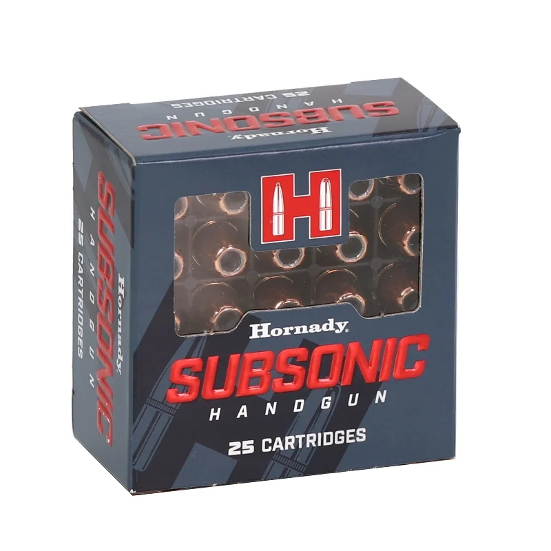 Hornady 9mm Luger SUBSONIC – 25rd