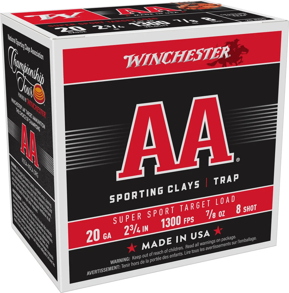 WINCHESTER AA SPR SPRT 20G 2-3/4" #8 7/8OZ 25RDS