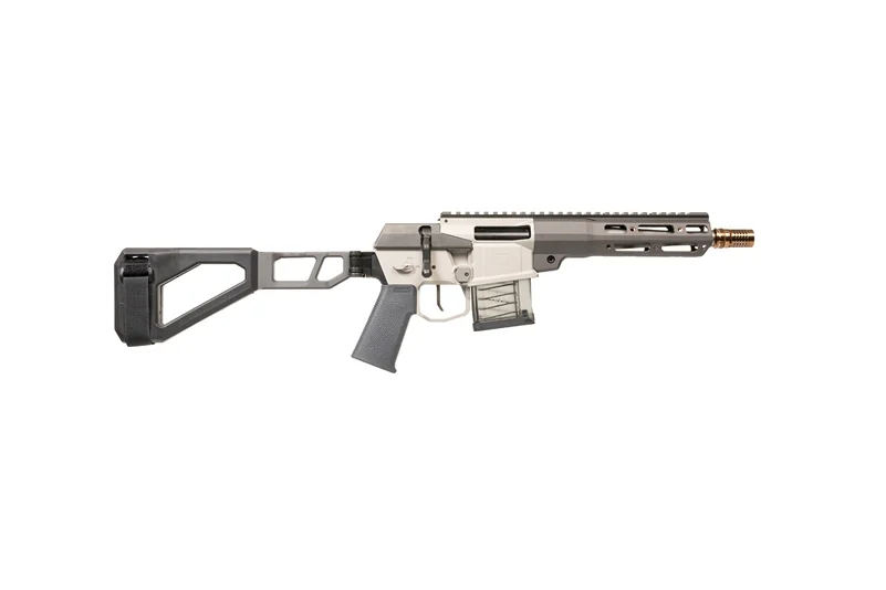 Q MINI FIX 300BLK 8" PSTL BLACK WITH BRACE 1-10RD MAGAZINE