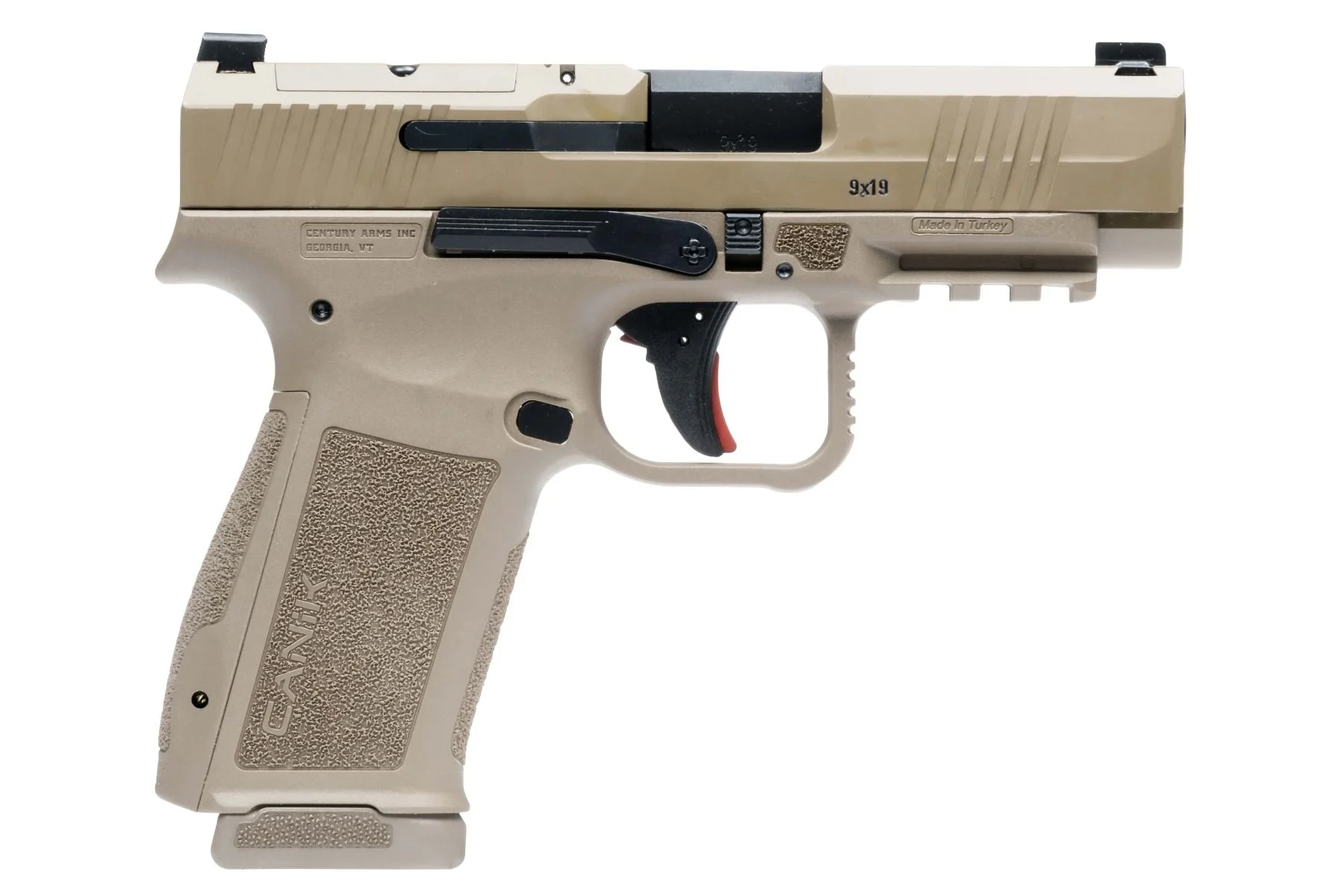 CENTURY CANIK METE MC9 LS 9MM PISTOL FDE 17RD 3.63" BARREL