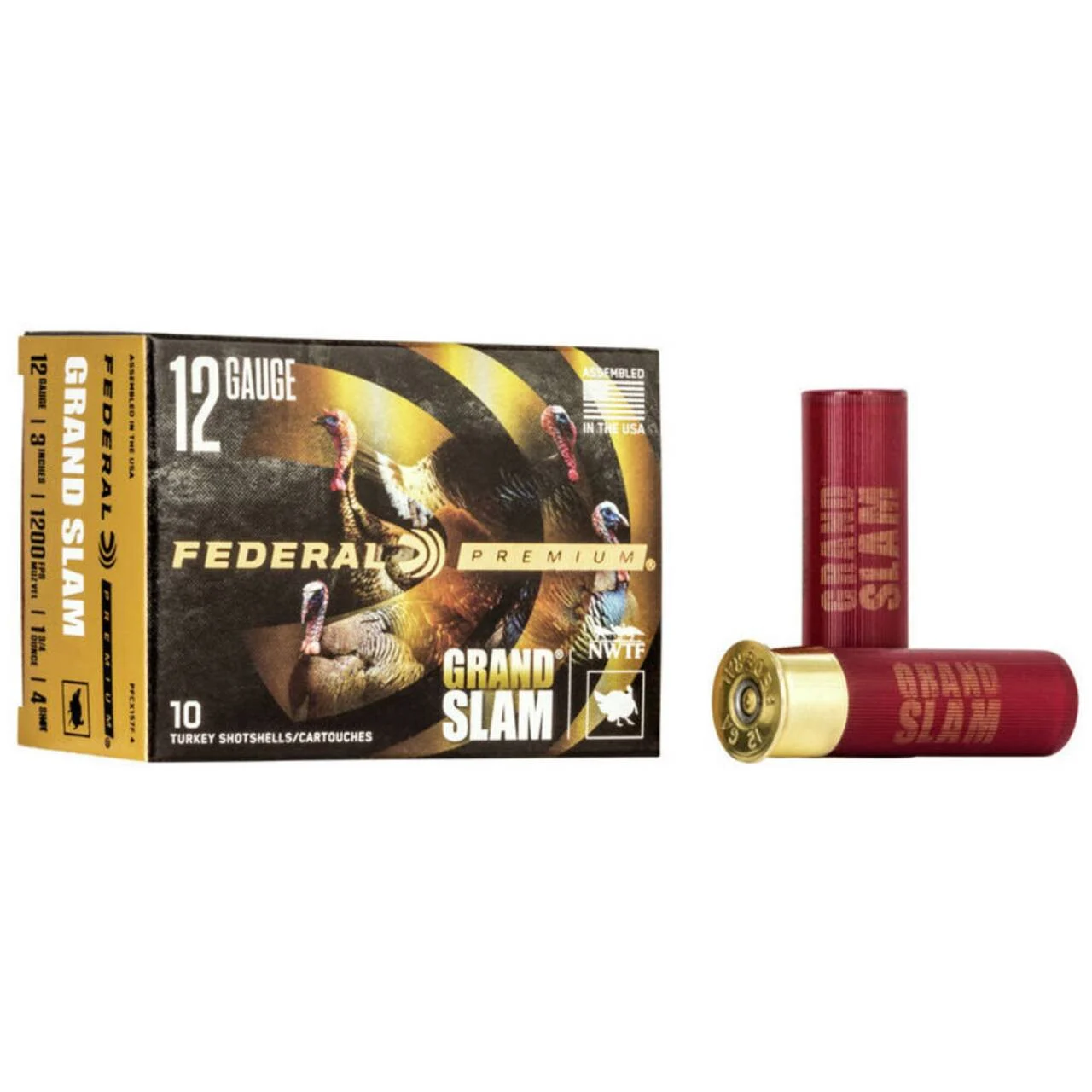 FEDERAL 12GA 3" 4DE 1 3/4"OZ 4 10 RD/BX 5 BX/CS